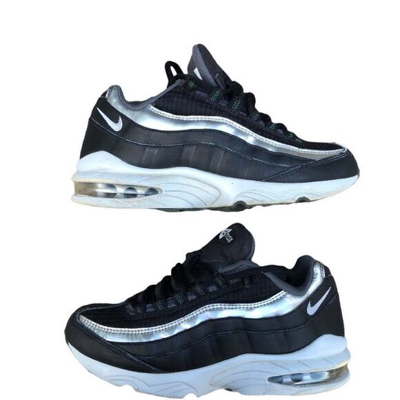 RARE 2018 Nike Air Max 95 Y2K Black Silver Size 7.5 - Picture 6 of 14